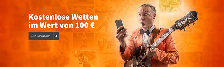 Kostenlose Wetten im Wert von 100 €